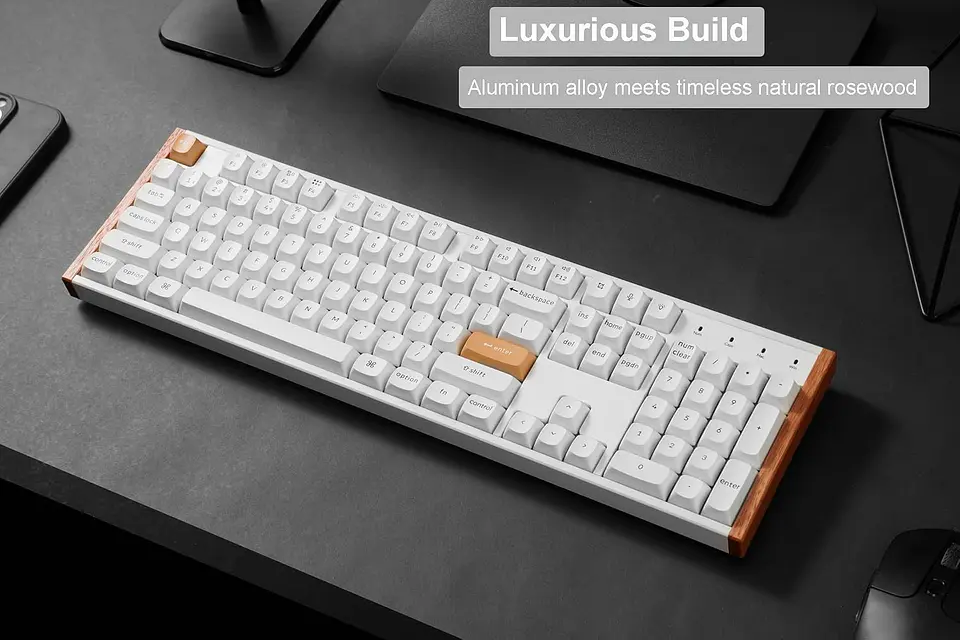 Teclado Keychron K10 HE Magnético RGB Wireless Blanco 3