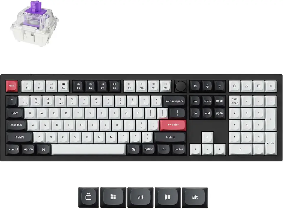 Teclado Keychron Q6 HE Magnético RGB Wireless Negro 1