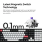 Teclado Keychron Q6 HE Magnético RGB Wireless Negro - Miniatura 4