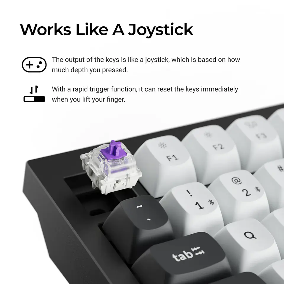 Teclado Keychron Q6 HE Magnético RGB Wireless Negro 5