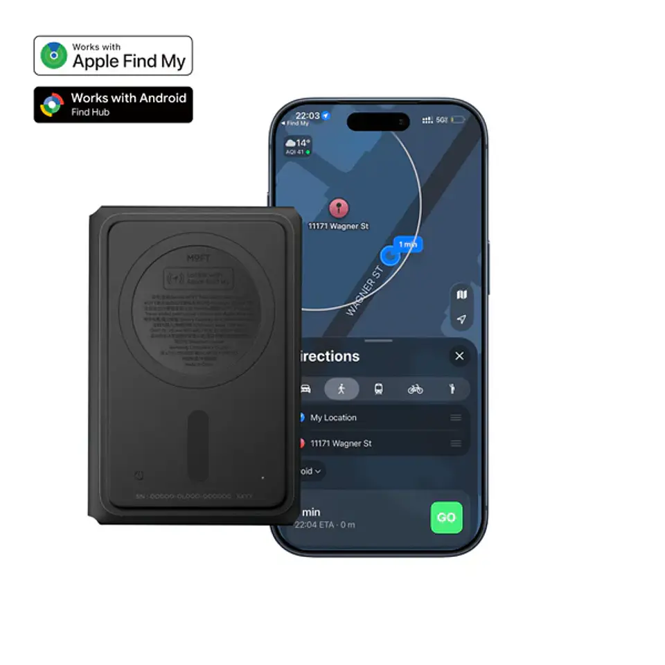 Billetera de Viaje MOFT Modern Wallet con Soporte Rastreable 11