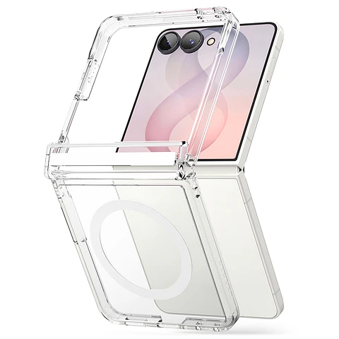 Carcasa Ringke Para Galaxy Z Flip 8 Fusion Flap Magnetic Clear