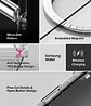 Carcasa Ringke Para Galaxy Z Flip 8 Fusion Flap Magnetic Clear - Miniatura 5