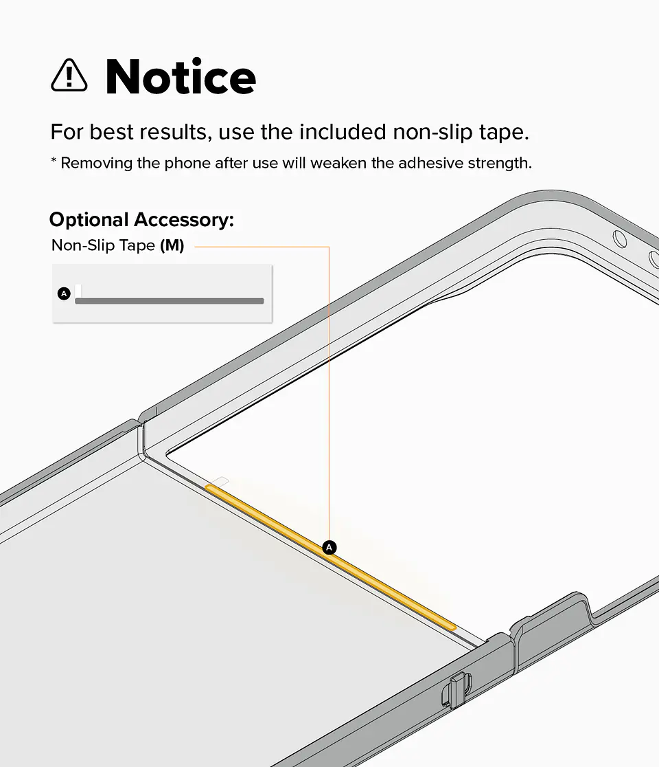 Carcasa Ringke Para Galaxy Z Flip 8 Fusion Flap Magnetic Clear 15