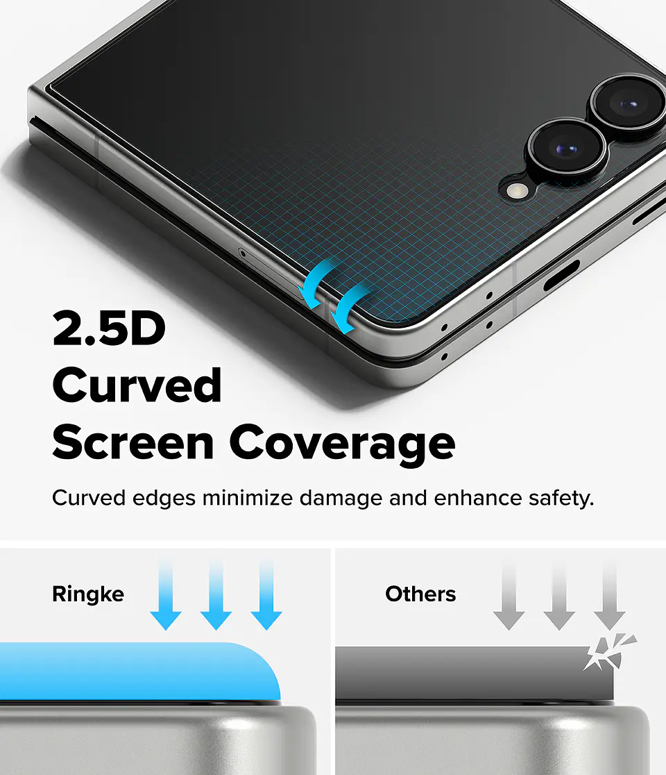 Lamina Pantalla Ringke Para Galaxy Z Flip 8 (2 pack) 7