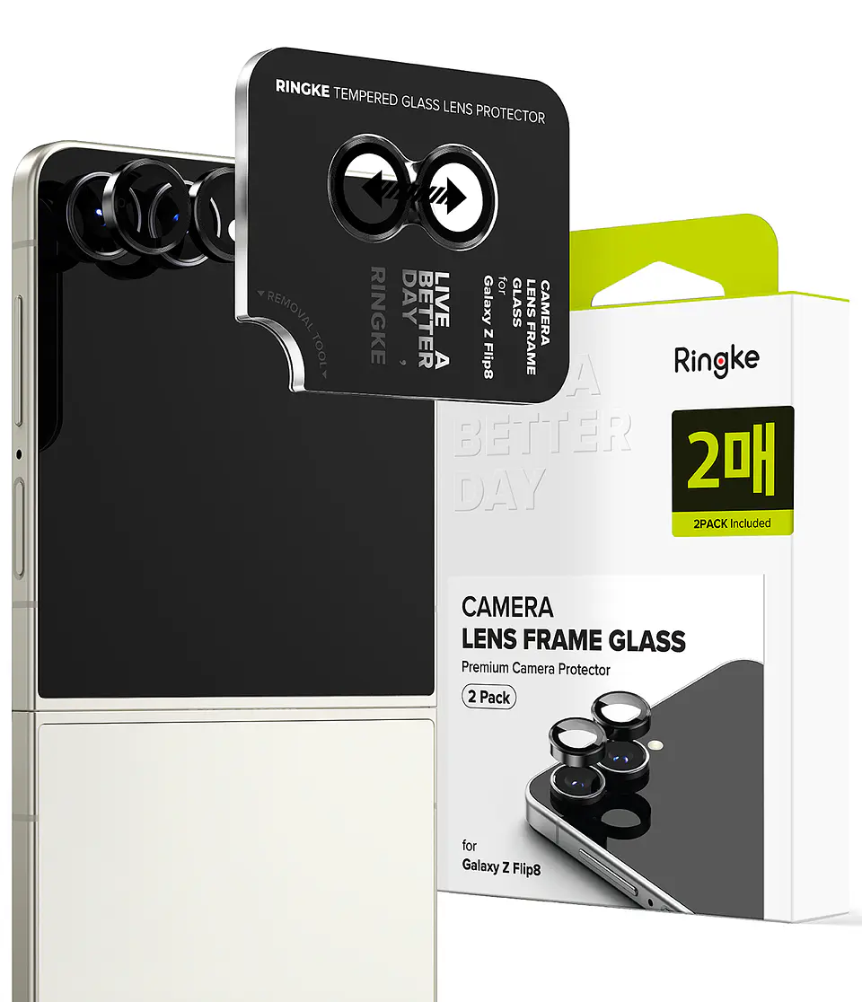 Protector Cámara Ringke Para Galaxy Z Flip 8 (Pack 2) 3