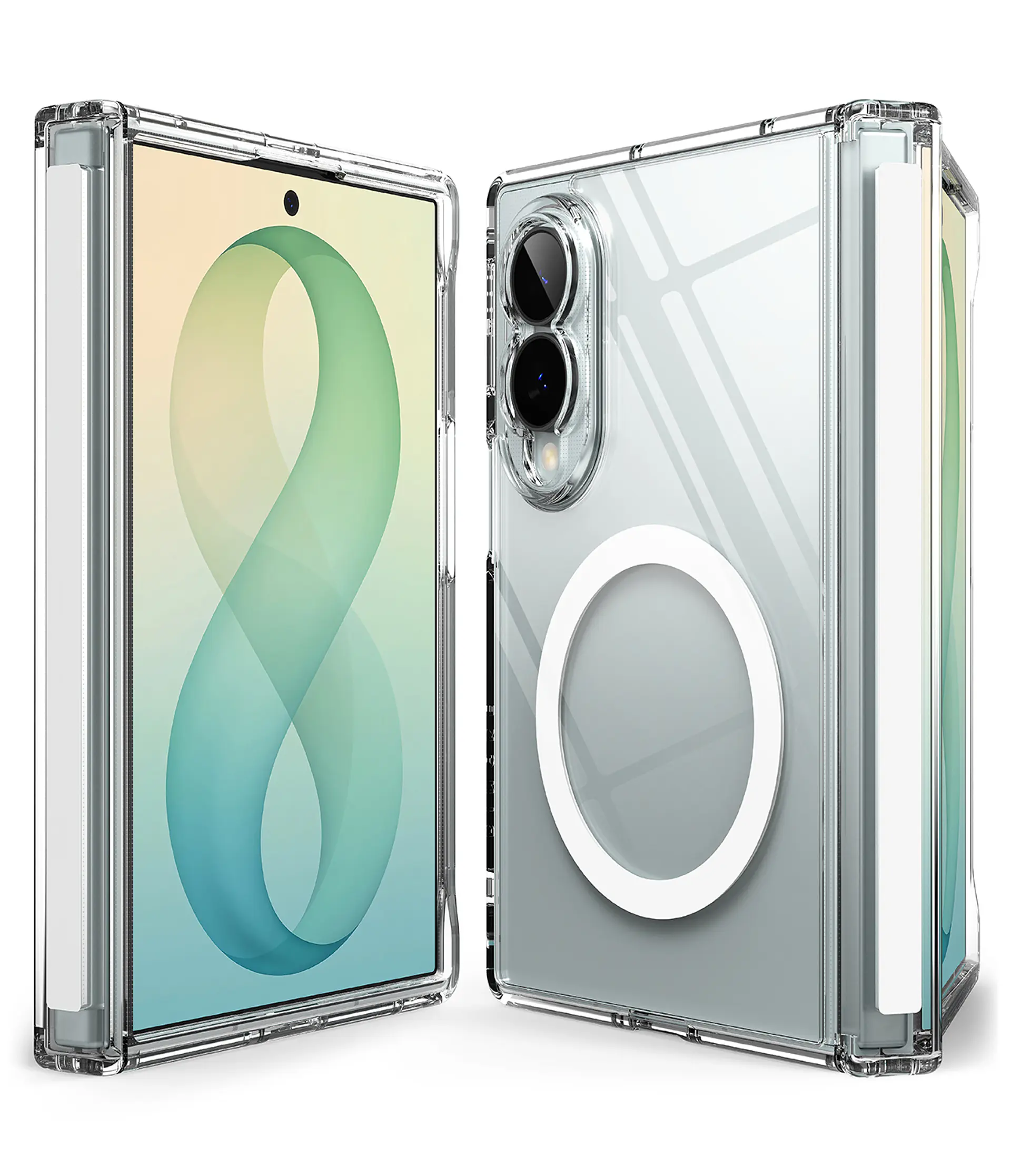 Carcasa Ringke Para Galaxy Z Fold 8 Fusion Flap Magnetic 2