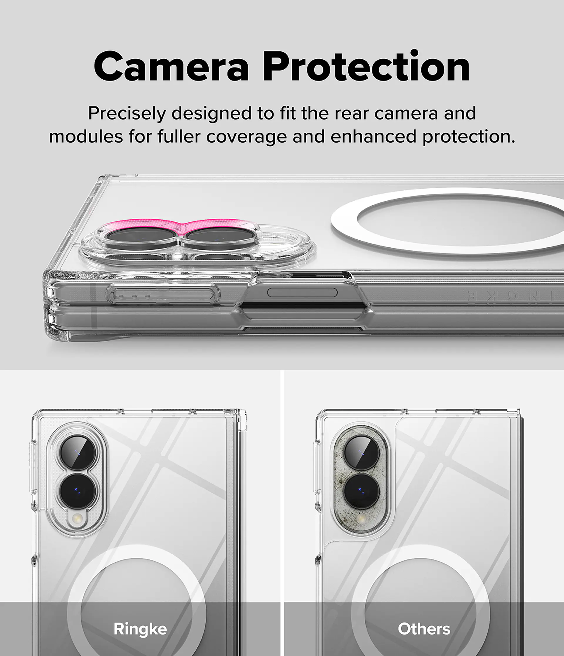 Carcasa Ringke Para Galaxy Z Fold 8 Fusion Flap Magnetic 9