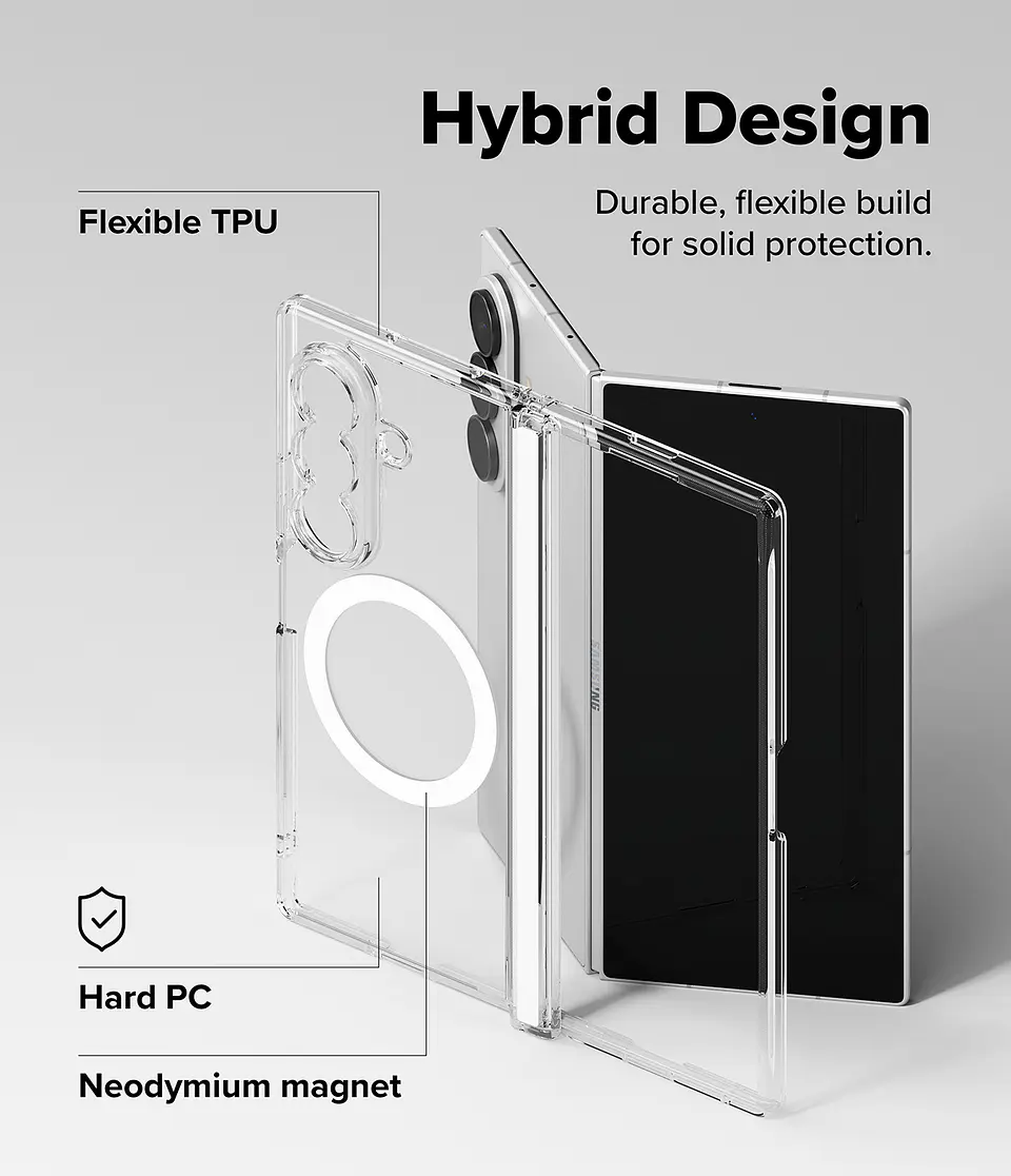Carcasa Ringke Para Z Fold 8 Ultra Fusion Flap Magnetic 10