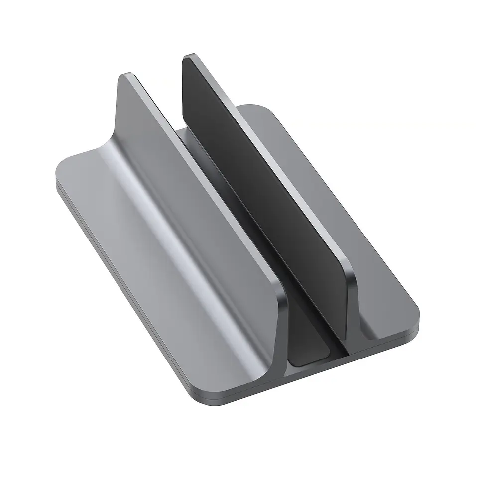Soporte Vertical Ajustable para MacBook Notebook Aluminio 2