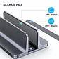 Soporte Vertical Ajustable para MacBook Notebook Aluminio - Miniatura 4
