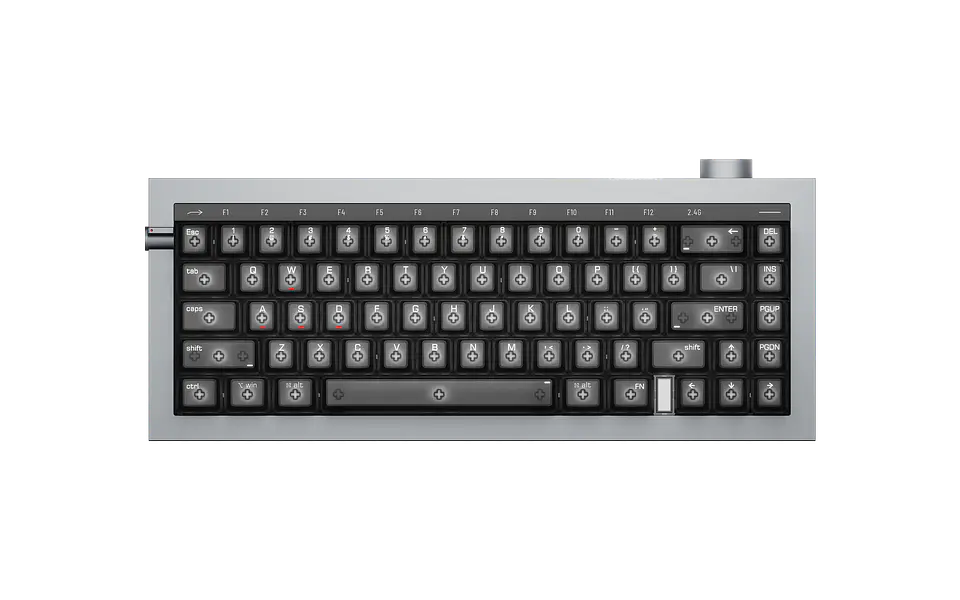 Teclado Mecánico Lofree Hyzen 67 Tri-mode Space Gray 1