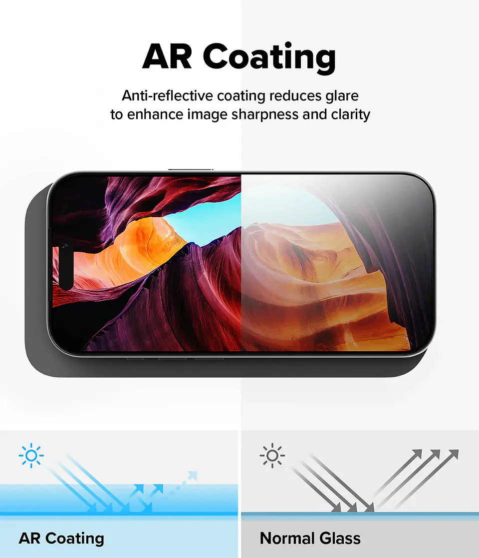 Lamina Pantalla AR Ringke iPhone 18 Pro Max / 17 Pro Max (Pack 2) 3