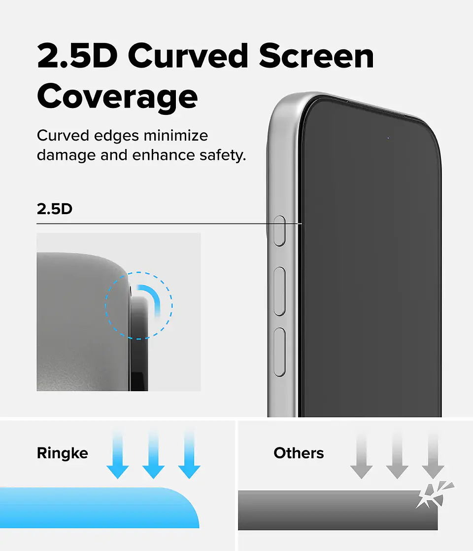 Lamina Pantalla AR Ringke iPhone 18 Pro Max / 17 Pro Max (Pack 2) 5