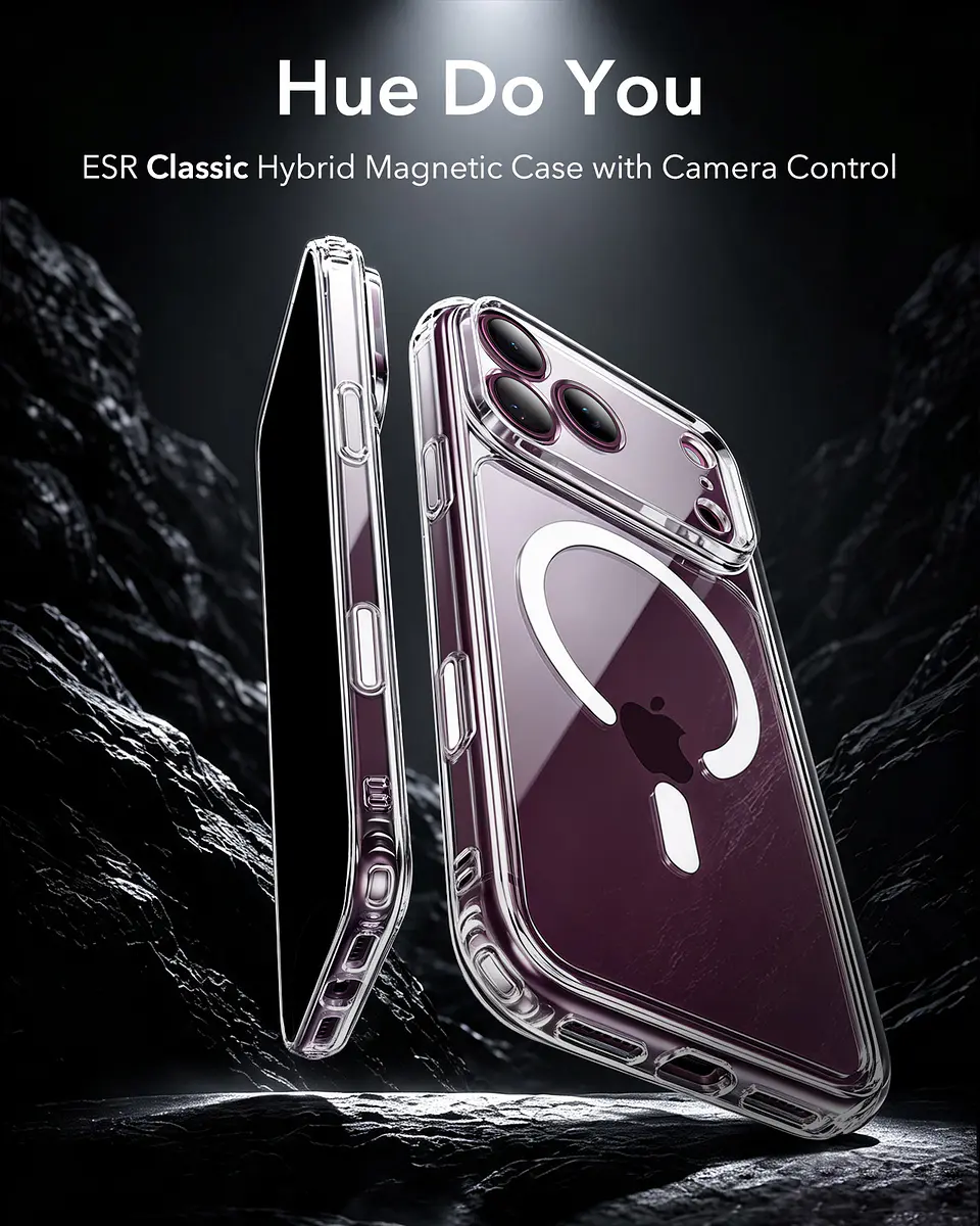  Carcasa ESR Para iPhone 18 Pro Classic Hybrid Transparente 2