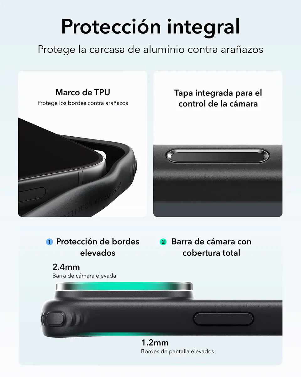 Carcasa ESR Para iPhone 18 Pro Max Classic Hybrid Flex Stand 5