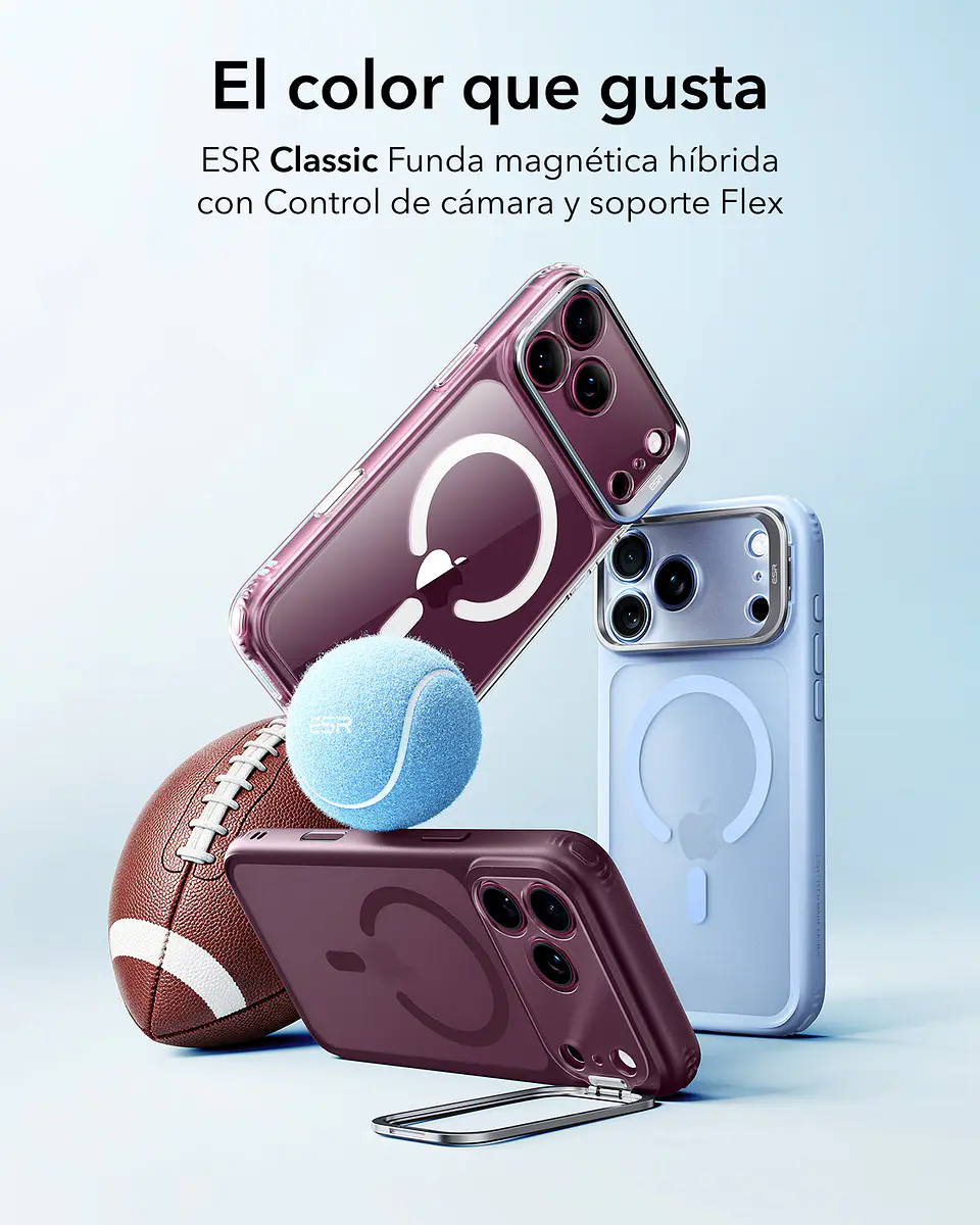 Carcasa ESR Para iPhone 18 Pro Max Classic Hybrid Flex Stand 10