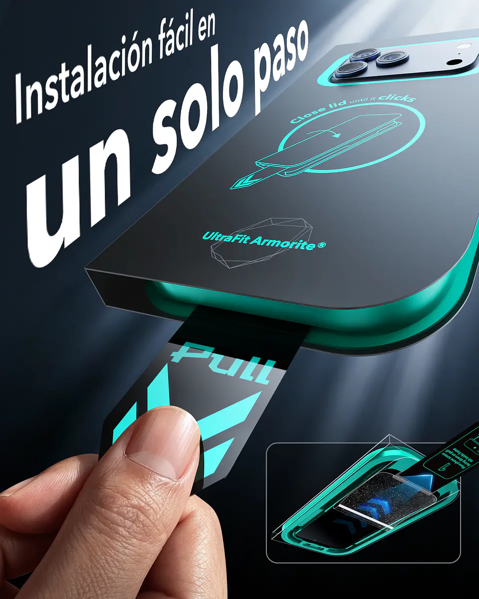 Mica Vidrio ESR Armorite Anti Espia Para iPhone 18 Pro Max - 2UN 5