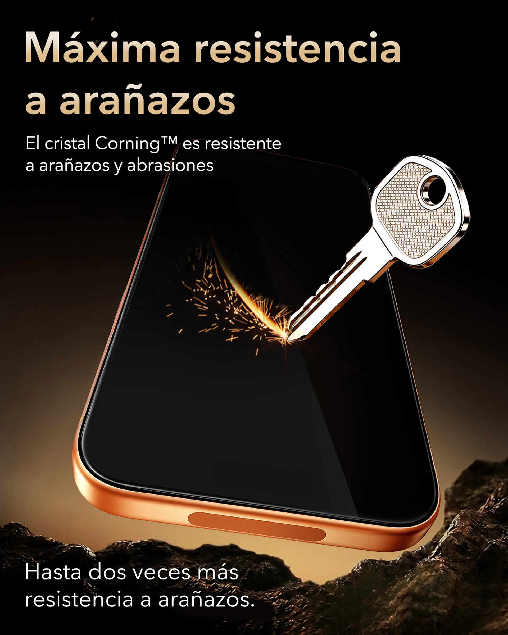Mica Vidrio ESR Armorite Pro Para iPhone 18 Pro / 17 Pro UltraFit - 1 UN 6