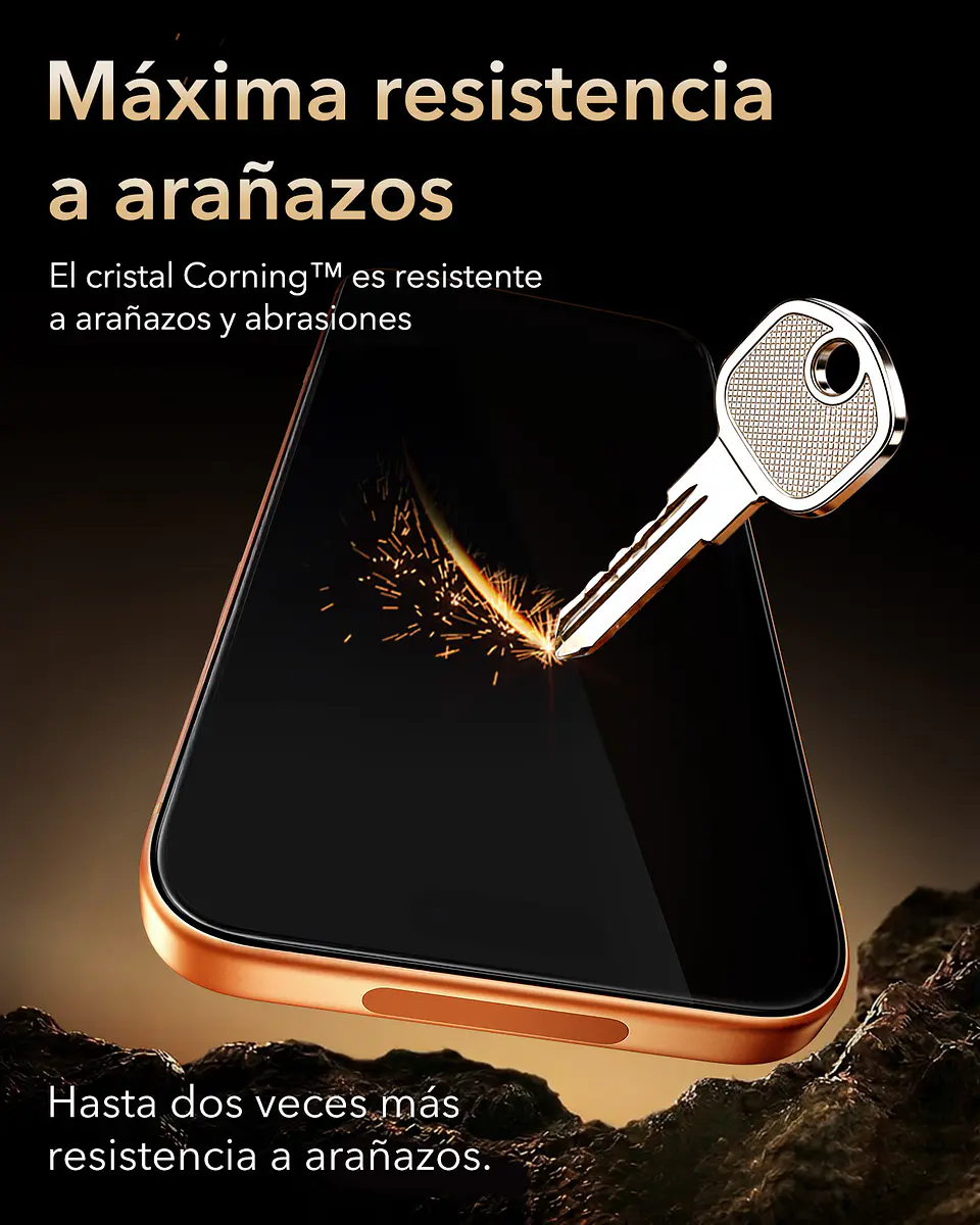 Mica Vidrio ESR Armorite Pro Para iPhone 18 Pro / 17 Pro UltraFit - 1 UN 7