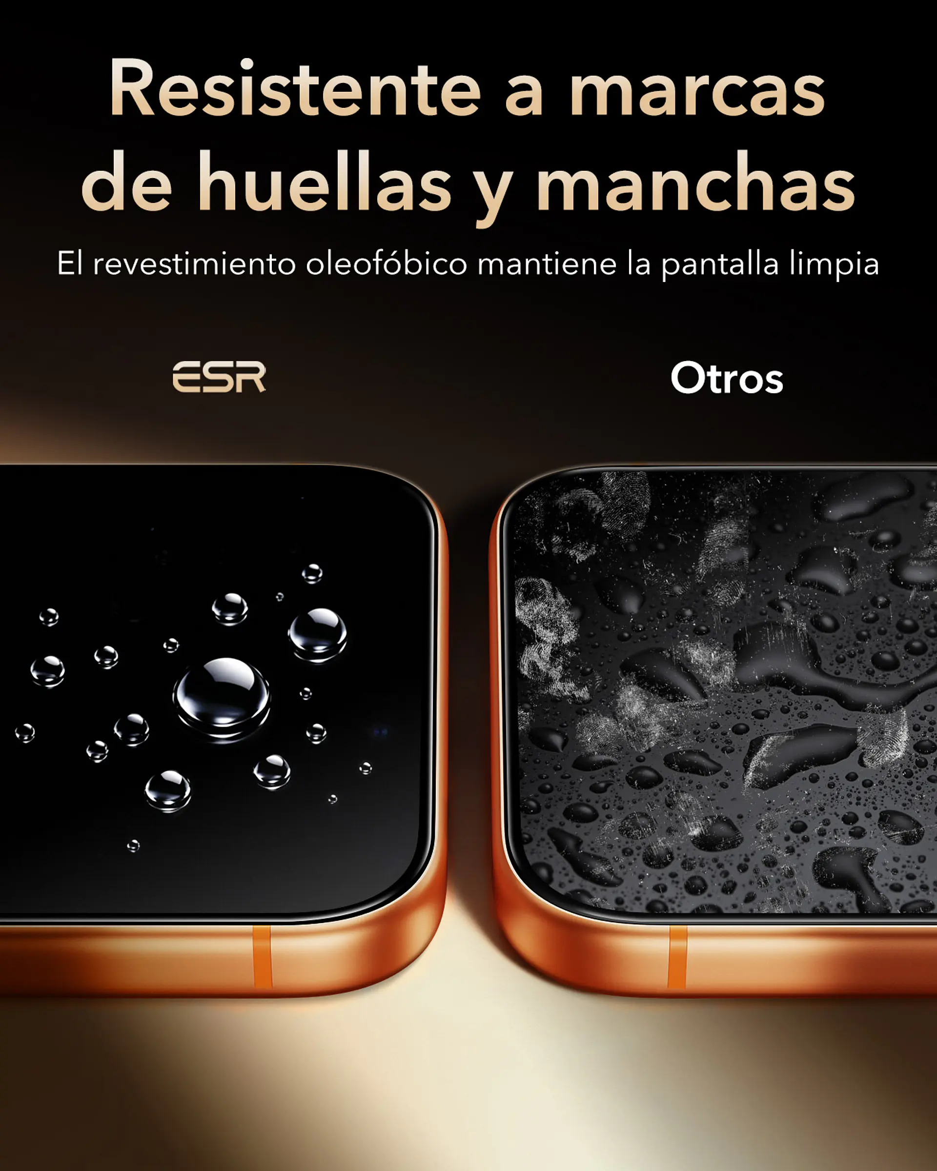 Mica Vidrio ESR Armorite Pro Para iPhone 18 Pro / 17 Pro UltraFit - 1 UN 7