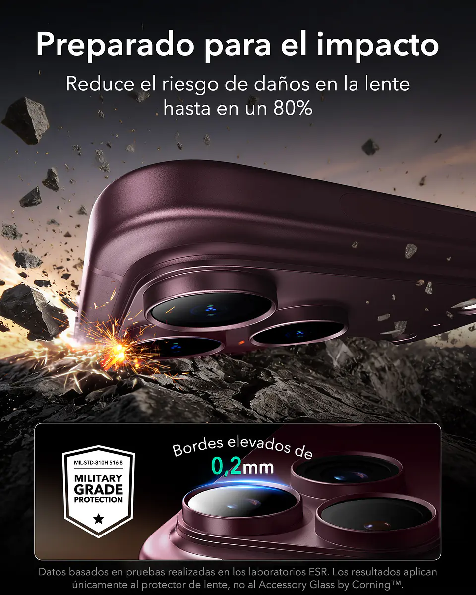 Protector Camara ESR Armorite Pro Para iPhone 18 Pro Max / 18 Pro  6