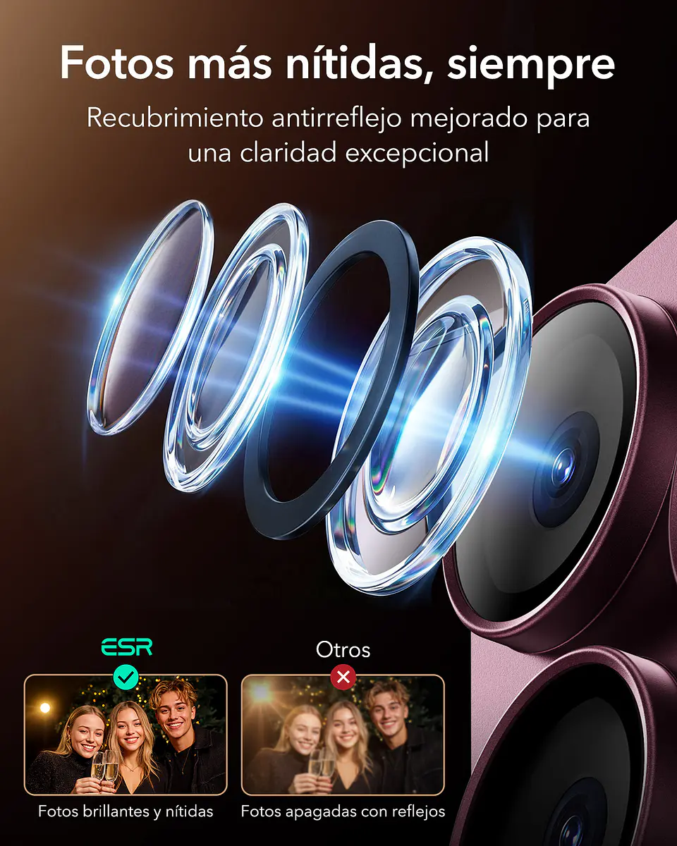 Protector Camara ESR Armorite Pro Para iPhone 18 Pro Max / 18 Pro  7
