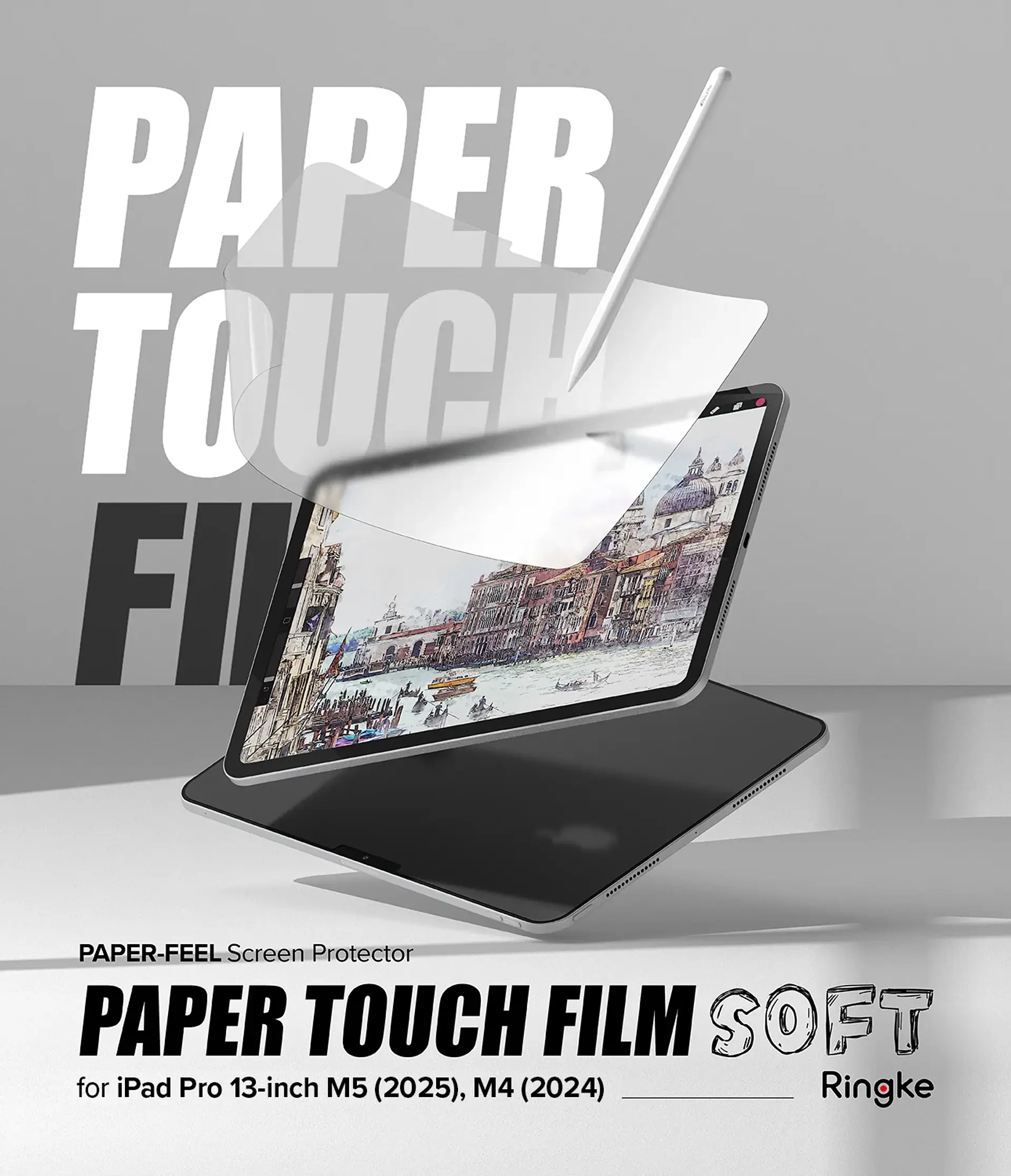 Lámina Ringke Paper Touch Film para iPad Pro / iPad Air (2UN) 8
