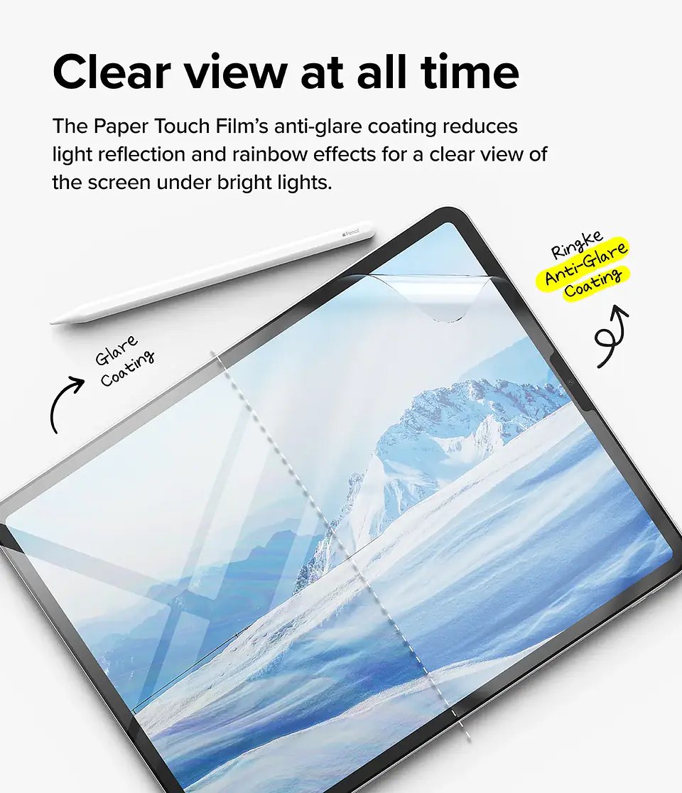 Lámina Ringke Paper Touch Film Hard para iPad Air 11