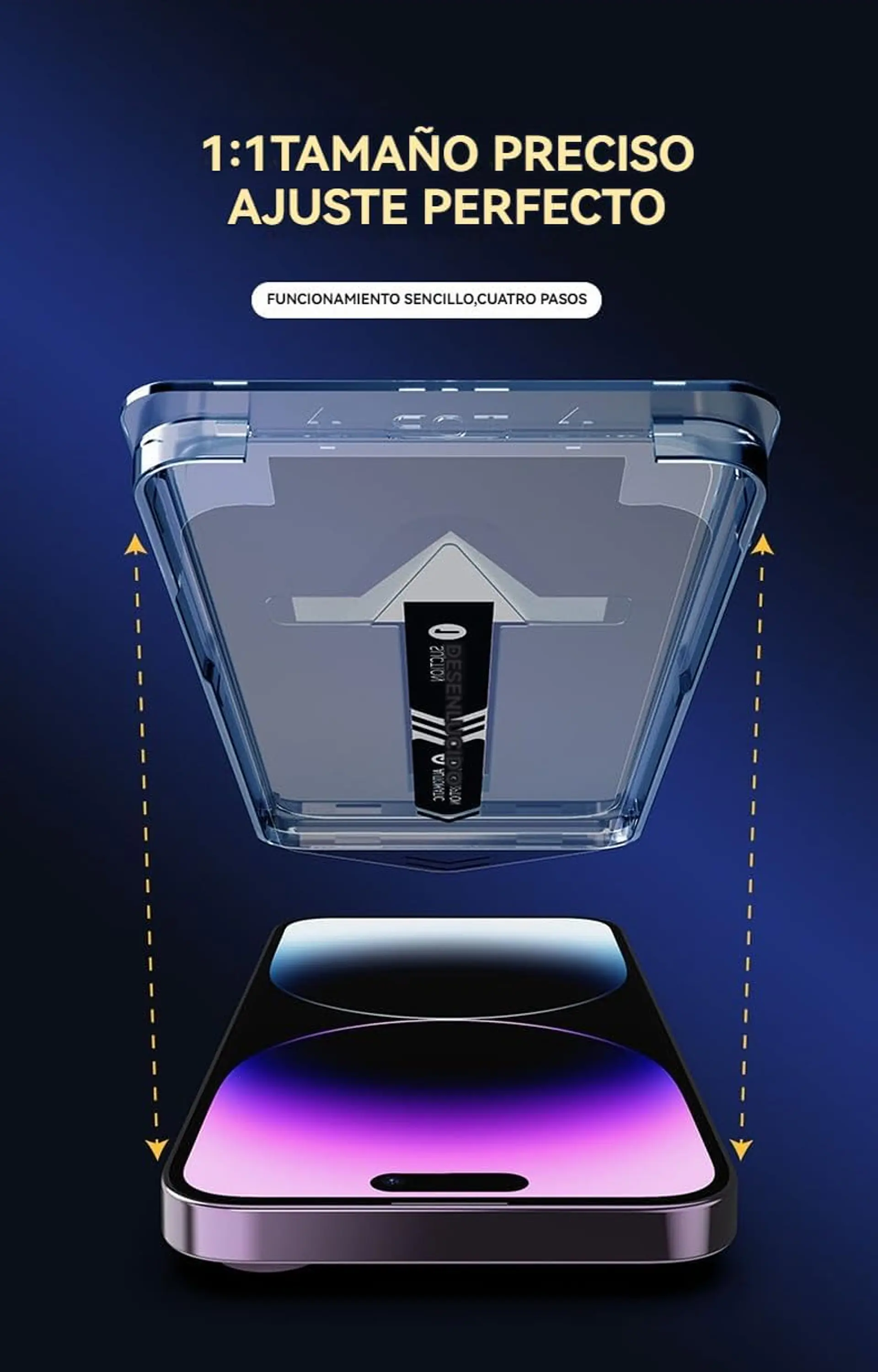 Lamina Pantalla Para iPhone 18 Pro / 18 Pro Max Auto Instalable 4