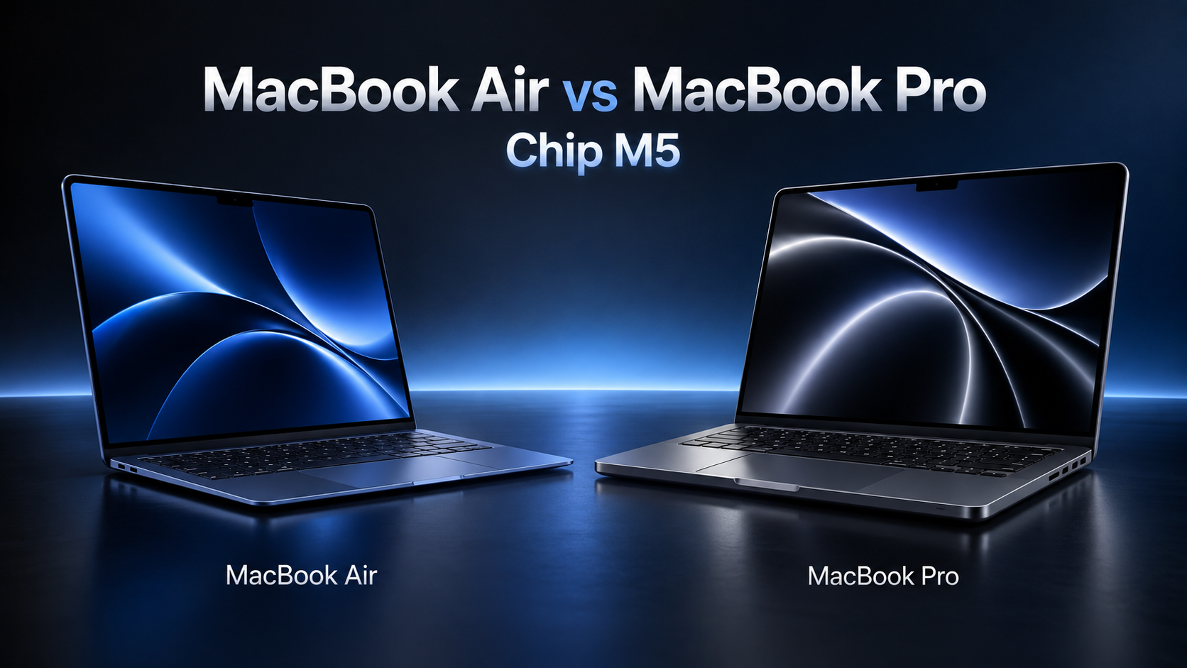 MacBook Air vs MacBook Pro con chip M5: ¿Cuál elegir en 2026?