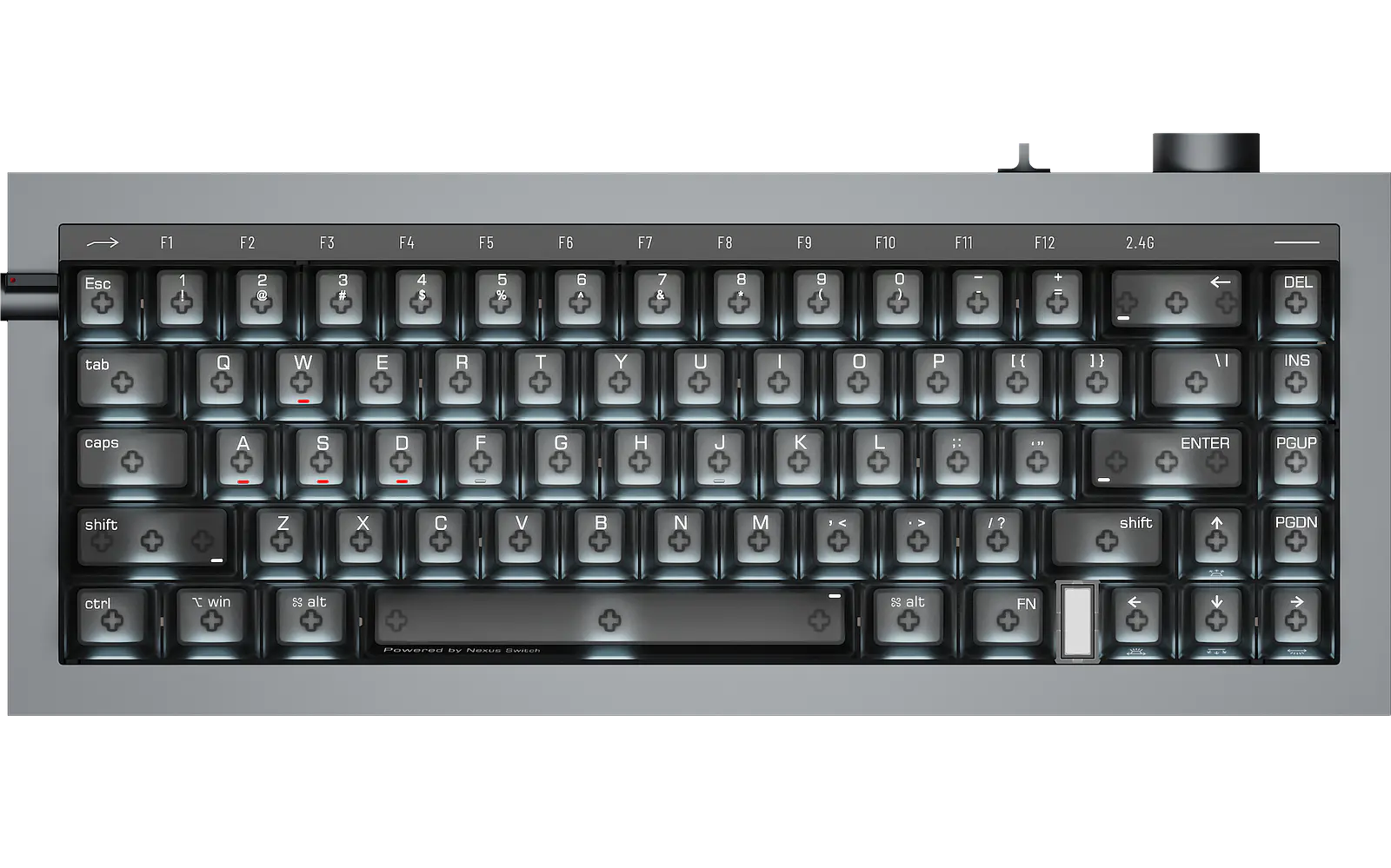 Teclado mecánico Lofree HYZEN 67 Tri-Mode Space Gray