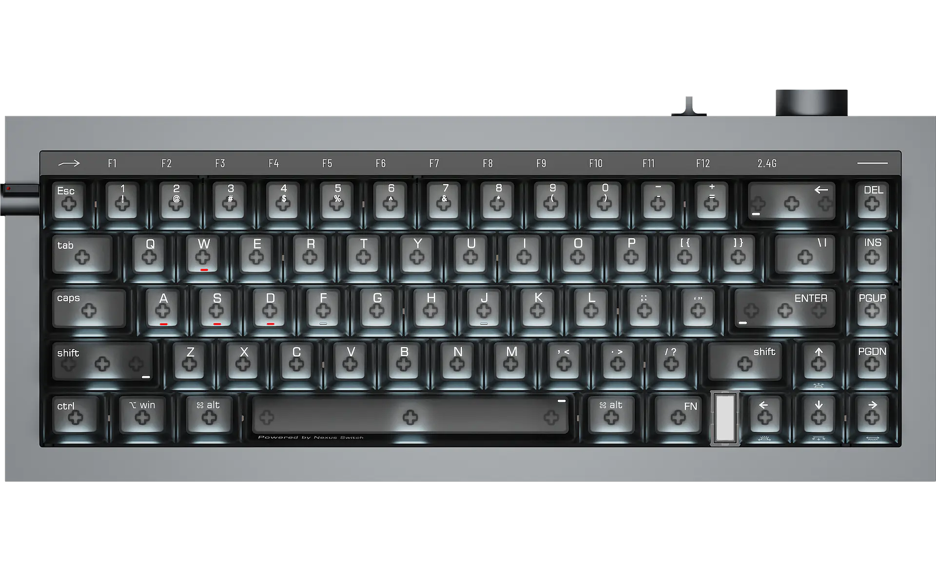 Teclado Mecánico Lofree Hyzen 67 Tri-mode Space Gray 1