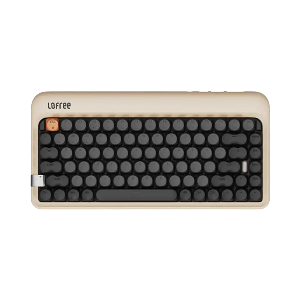 PREVENTA - Teclado Mecánico Lofree DOT Triple Mode 1970S Milkshake OE914 1