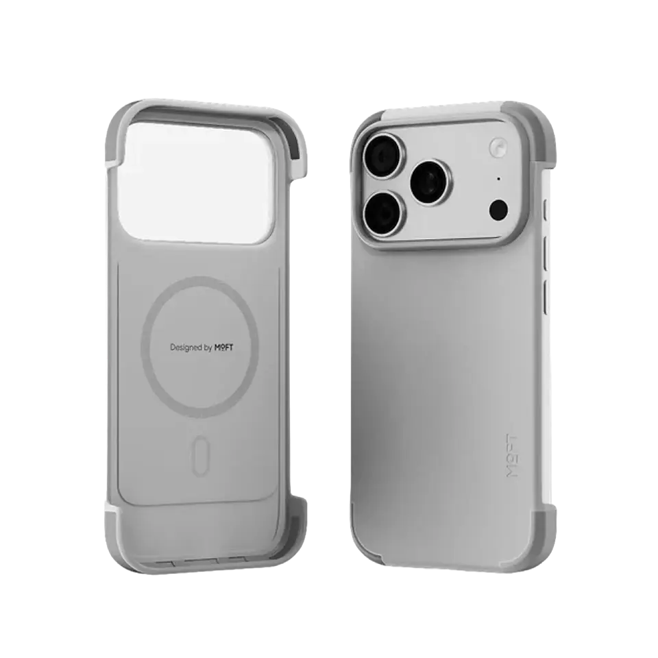 Carcasa MOFT Snap Cuero para iPhone 17 Pro Max Misty Cove/Cement 1