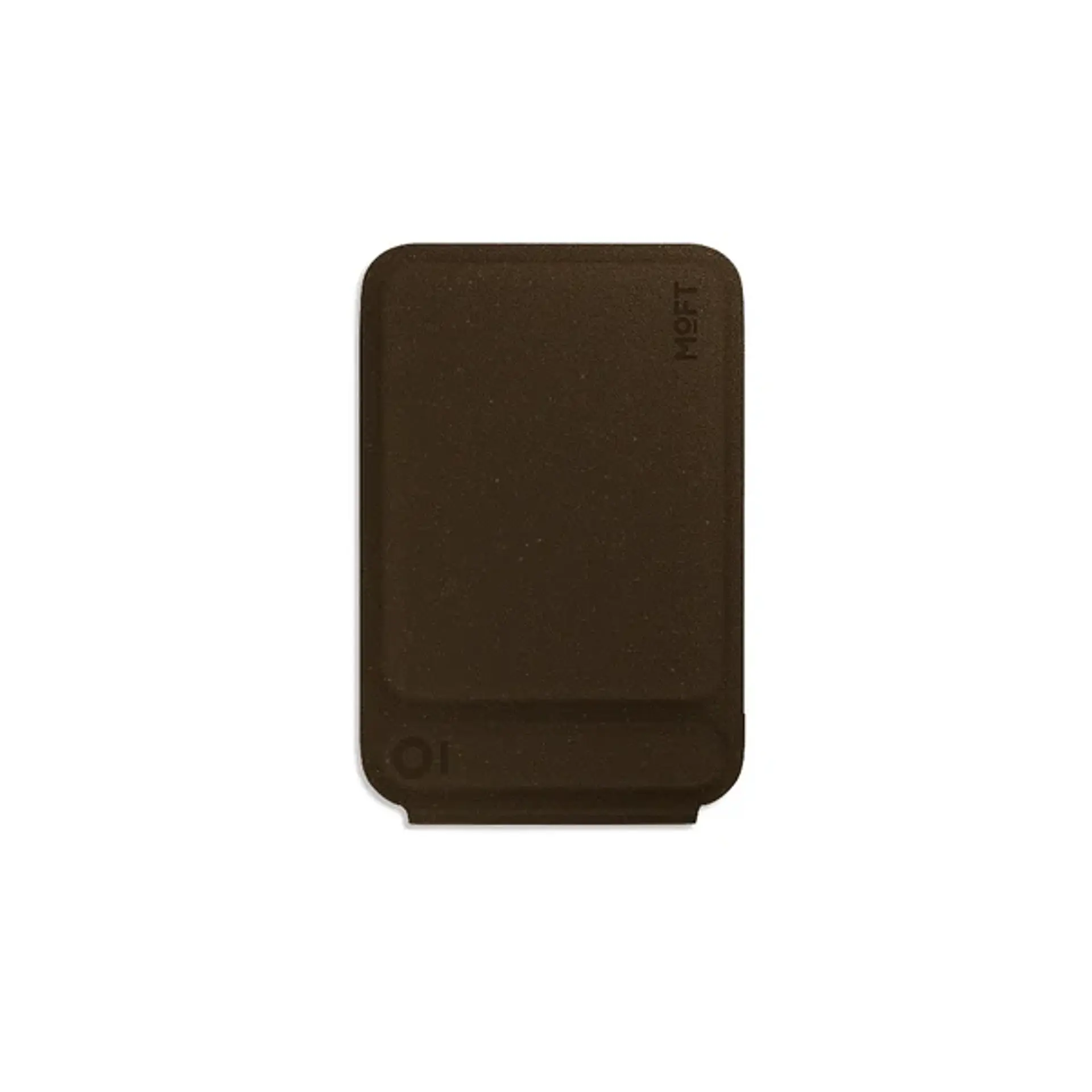 Soporte MOFT Snap Tripod Coffee Bio Leather Magnético 6