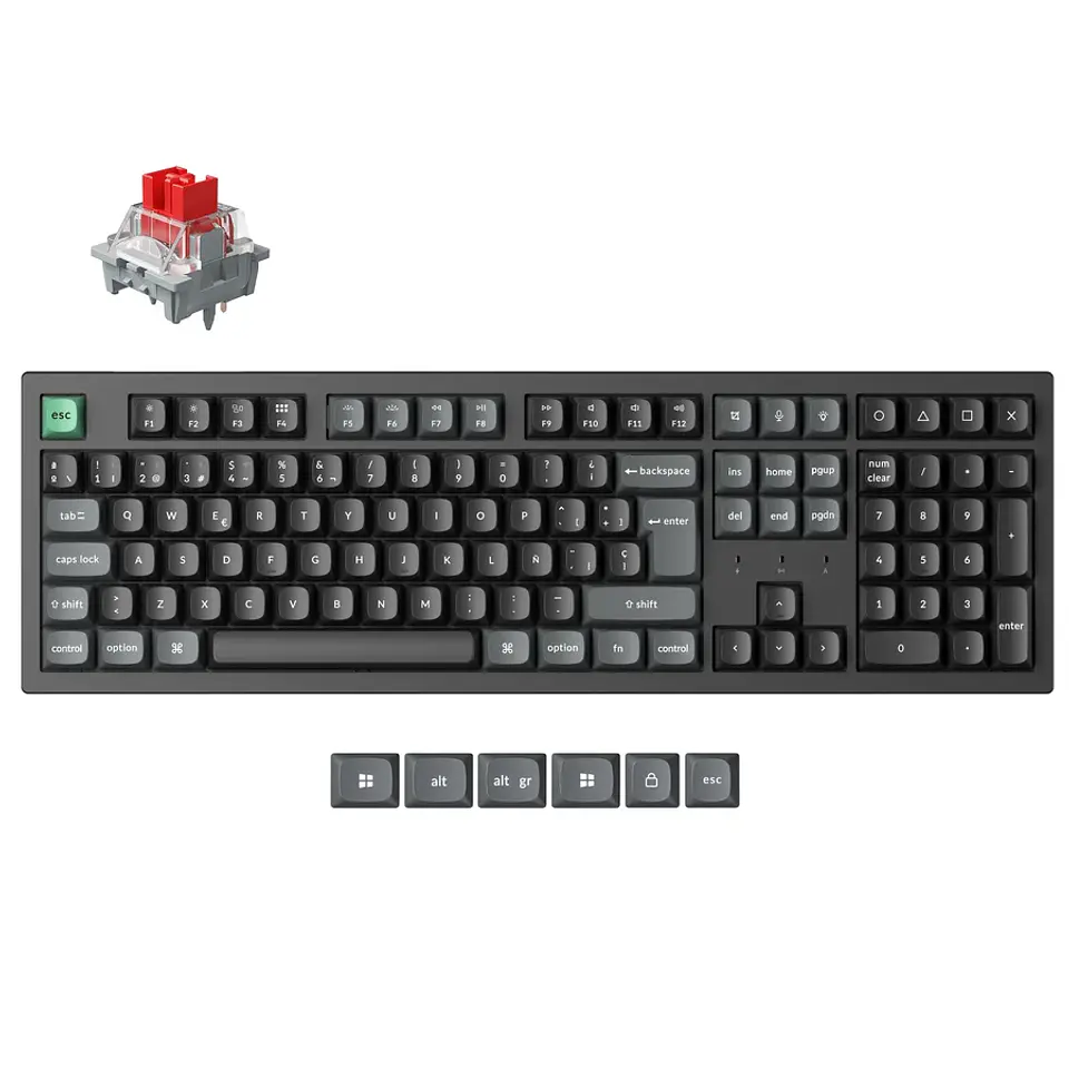 Teclado Keychron K10 Ultra 8K Wireless 100% Hot-swappable 1