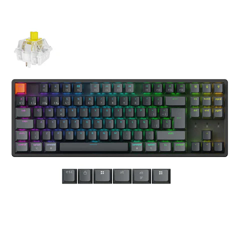Teclado Gamer Inalámbrico Keychron K8 QMK