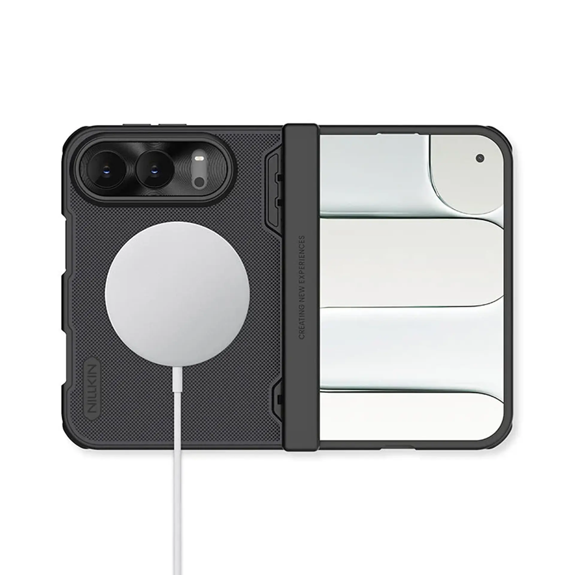 Carcasa Nillkin Super Frosted Shield Fold para iPhone Duo 1