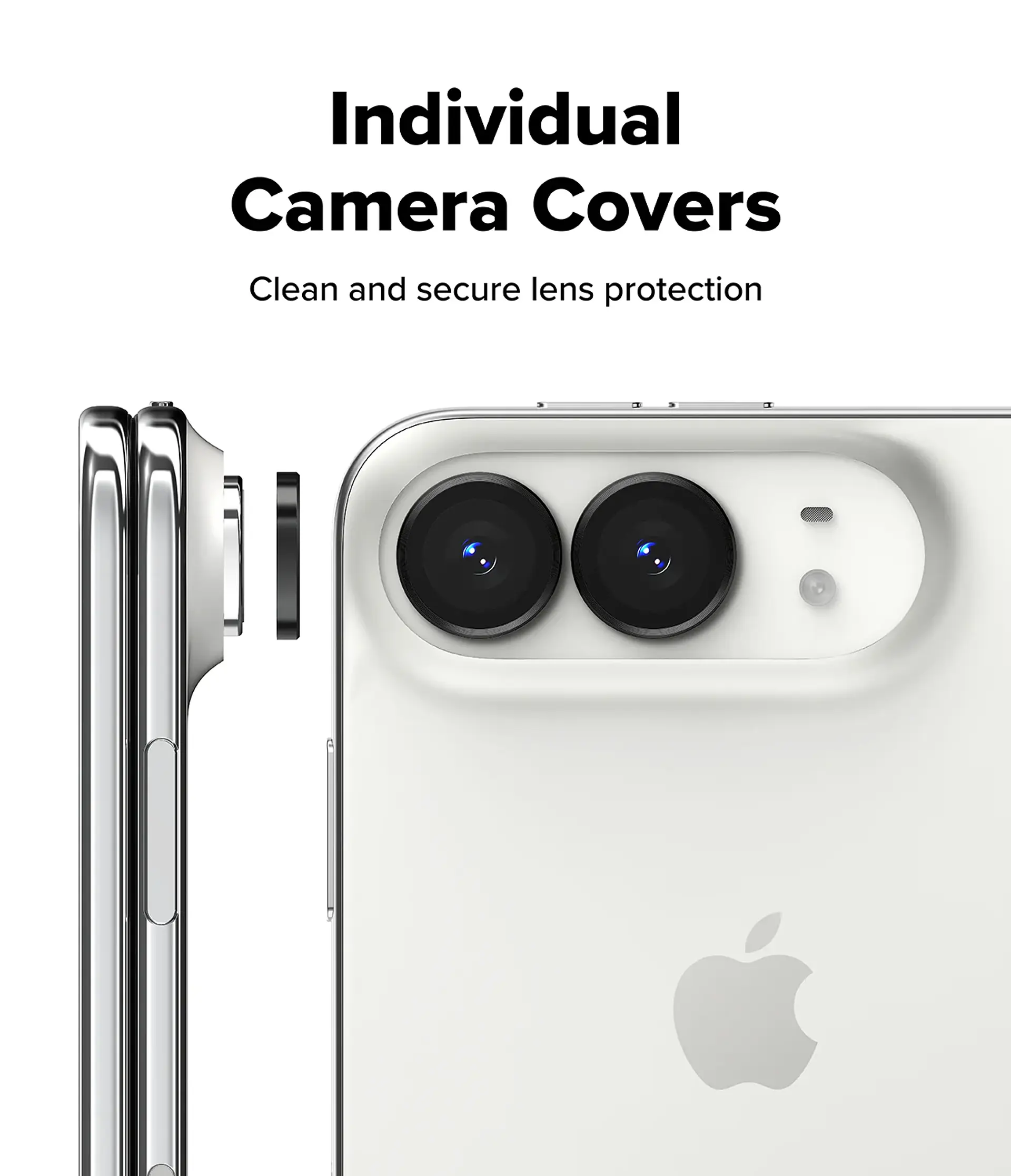 Protector cámara Ringke Frame Glass para iPhone Duo – 2 UN 3