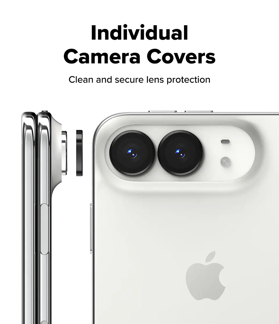 Protector cámara Ringke Frame Glass para iPhone Duo – 2 UN 3