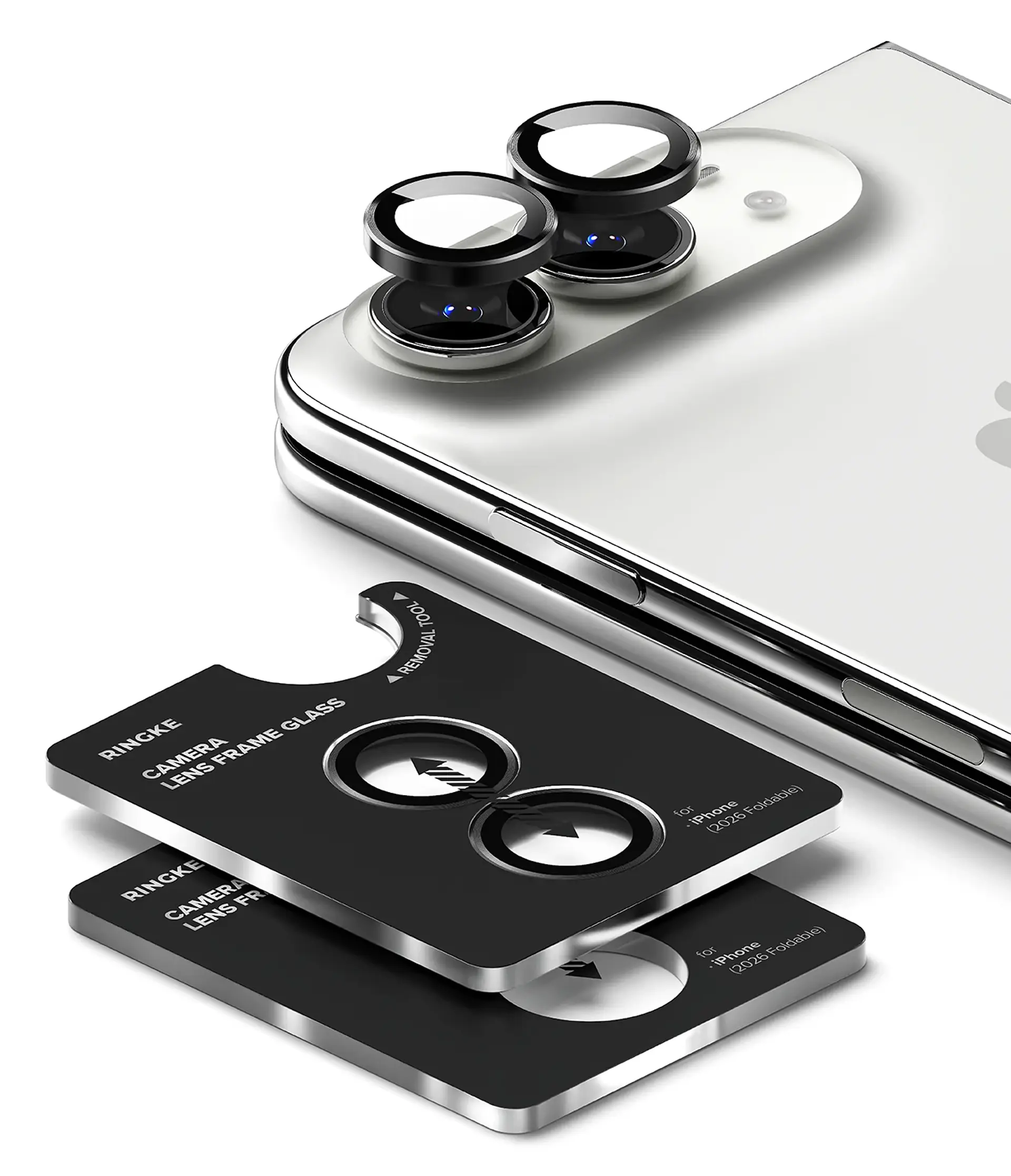 Protector cámara Ringke Frame Glass para iPhone Duo – 2 UN 1