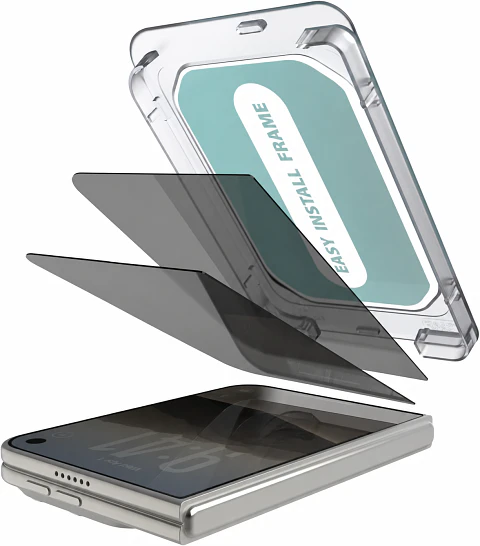 PREVENTA - Lamina Anti Espía autoinstalable para iPhone Duo Banana Tienda