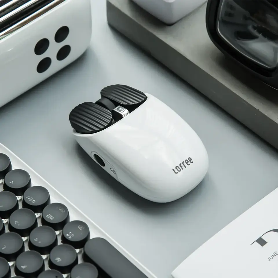 Mouse Inalámbrico Lofree Blanco Return 3