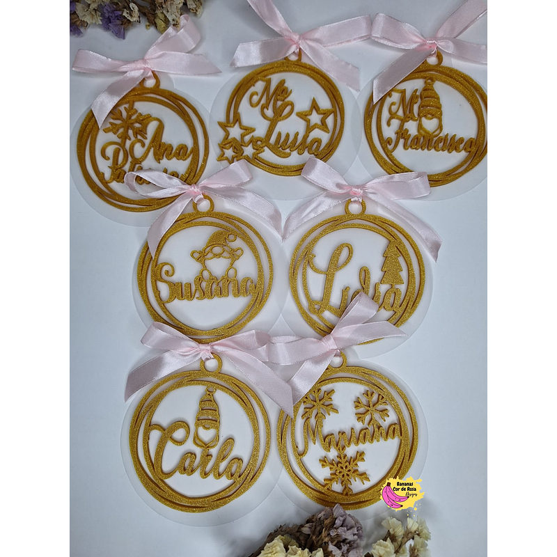 Bola de natal personalizada