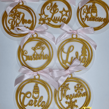 Bola de natal personalizada