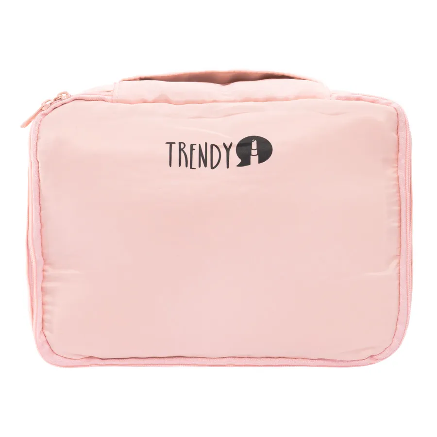 Cosmetiquera Viajera Rosada trendy 2