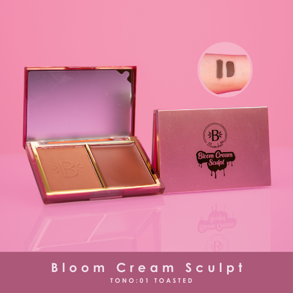  contorno  en crema y polvo Bloom sculp  Bloomshell 1