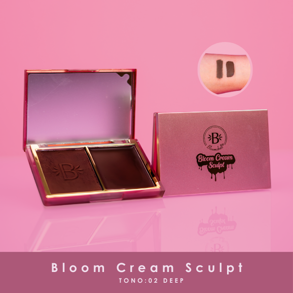  contorno  en crema y polvo Bloom sculp  Bloomshell 2