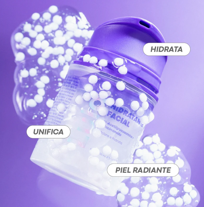 Hidratante Facial con perlas LuLa 3